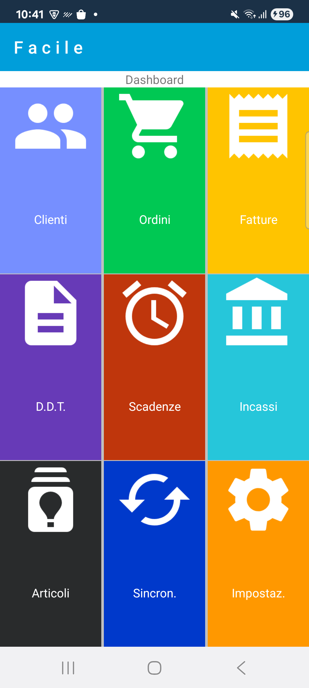 Facile Mobile Screenshot - Facile Mobile di Rsa Software;